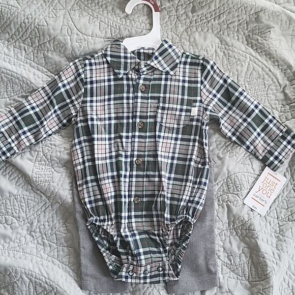 Carter's Other - Carter's Button Down & Pants Set